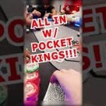 ALL IN W/ POCKET KINGS!!! #Poker #Shorts