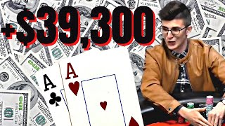 Player Runs HOT Playing ACES, KINGS & JACKS in High Stakes Poker!