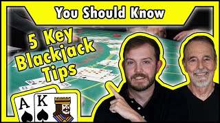 5 KEY Blackjack Tips… Watch to WIN MORE & Improve Your Game! • The Jackpot Gents