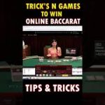 LIVE ONLINE BACCARAT TIPS & TRICKS #shorts #strategy