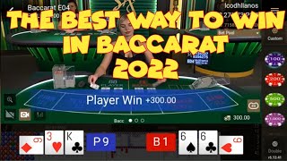 BEST STRATEGY TO WIN IN BACCARAT | BACCARAT SESSION | ONLINE CASINO