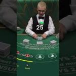 Fine blackjack dealer reveal the secret to suited trips 😭 #blackjack  #stake