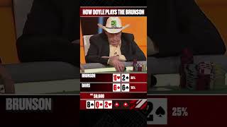 How Doyle Brunson Plays THE BRUNSON 🤠 #Shorts #DoyleBrunson