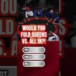 Folding QUEENS  vs. ALL IN Bet! 🤮 🤯