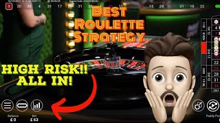 LUCKIEST SESSION EVER!! But maybe I played it badly🤔Best Roulette Strategy 🤑