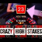 Crazy Roulette High Stakes with my Roulette System!