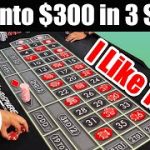 Make $40 into $300 in Three Spin (Roulette Strategy)