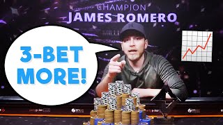 BEST TIPS on 3-BETTING From James Romero