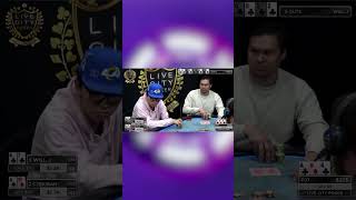 OUR OPPONENT CAN’T STOP BLUFFING & WE HAVE TOP 2 PAIR! #poker #shorts