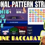 LIVE ONLINE BACCARAT STRATEGY – USING DIAGONAL PATTERN STRATEGY WILL MAKE YOU WIN