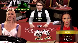 ONLINE BLACKJACK vs £3,000 BUT RESPONSIBLE GAMBLING DEALER THREATENS TO TERMINATE GAMEPLAY!