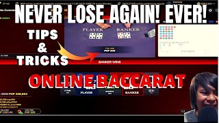 Never LOSE Again, Ever in Online Baccarat Game – Tips & Tricks
