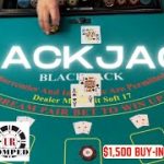 🔵 BLACKJACK – DOES FLATBETTING WORK?  $1500 BUY IN