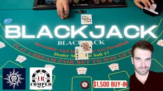 🔵 BLACKJACK – DOES FLATBETTING WORK?  $1500 BUY IN