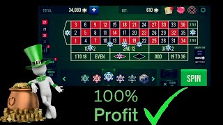 No loss 100% profitable strategy at roulette 🥀