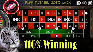🥀 110% Hit Betting Mega Strategy to Roulette