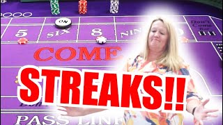 🔥STREAKS!!🔥 30 Roll Craps Challenge – WIN BIG or BUST #212