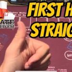 FIRST HAND STRAIGHT!  ULTIMATE TEXAS HOLDEM HIGH LIMIT!