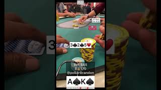 AK s – spade ammo – #pokerbrandon #poker #povpoker #aa #kk #pokerstrategy #qq #jj #pokerb #bluff