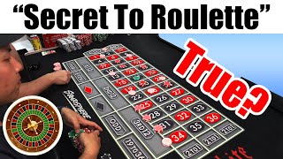Secret Strategy to Roulette…But don’t play it