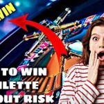 how to play & win roulette without risk | Roulette strategy $1000+ Win