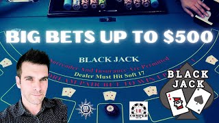 🔥 BLACKJACK – up to $500 bet!