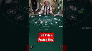 Einstein deals blackjack cards and gets so hyped after crazy round #blackjack #shorts #casino