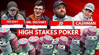 LIVE High Stakes Cash Game | $25/$25/$50 No-Limit Hold’em Poker!