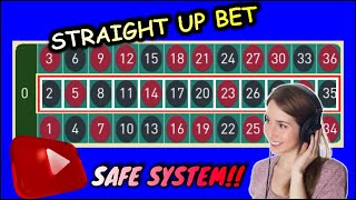 Roulette system with a straight bet on the second column | THE GOLDEN WHEEL