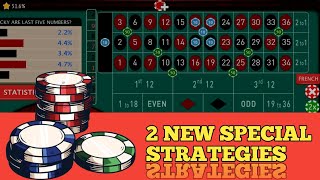 Two New Special Low Budget Roulette Winning Strategies