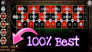 ✨ A 100% Complete Betting Strategy to Roulette || Roulette Pro Betting Strategy to Win