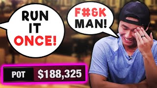 RAMPAGE Poker In The BIGGEST Pot Of His LIFE – $188,325!