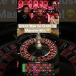 Drake Was So Close To Massive Win On Roulette! #drake #bigwin #unlucky #roulette