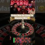 Drake Was So Close To Massive Win On Roulette! #drake #bigwin #unlucky #roulette