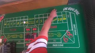 Craps! Low Roller play to stay at a $15 Table with ONLY $100!