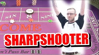 🔥SHARPSHOOTER🔥 30 Roll Craps Challenge – WIN BIG or BUST #203