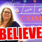 🔥BELIEVE!!🔥 30 Roll Craps Challenge – WIN BIG or BUST #215