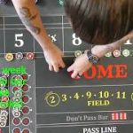 Craps Strategy: 4 amazing real rolls from live games.