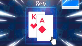 Insane HIGH RISK Strategy ON STAKE BLACKJACK!