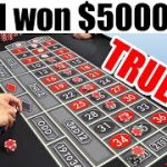 Our Friend Won $5000 with this Roulette Strategy