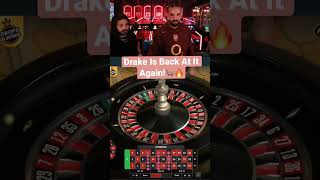 Drake Is Back At It Again On Roulette! #drake #bigwin #shorts #roulette