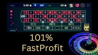 101% fast profitable strategy at roulette🥀 Roulette Strategy to Win