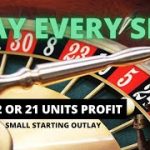 BIG PROFIT ROULETTE STRATEGY !! 21 unit profits..