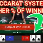 BACCARAT SYSTEM: HOW TO PLAY & WIN BACCARAT | BACCARAT SESSION