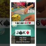 JK o – table image value – #pokerbrandon #poker #pokerstrategy  #pokerreels #pokertips #AA