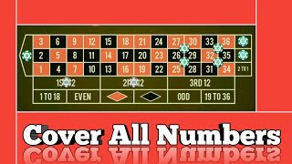 Cover All Numbers ✌✌ || Roulette Strategy To Win