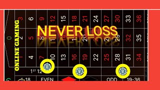 LIVE ROULETTE ||  NEVER LOSS Roulette Strategy To Win