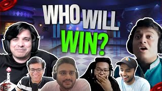 Who Will WIN this Poker Game? ft. @VAIBHAV SETHIA , @BeastStats , @Mechanical Pandey & MORE