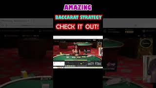 AMAZING BACCARAT STRATEGY TO WIN ALWAYS #shorts