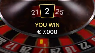 ROULETTE | 99.9% WIN RATE ON LIVE CASINO! (BIG WIN!)